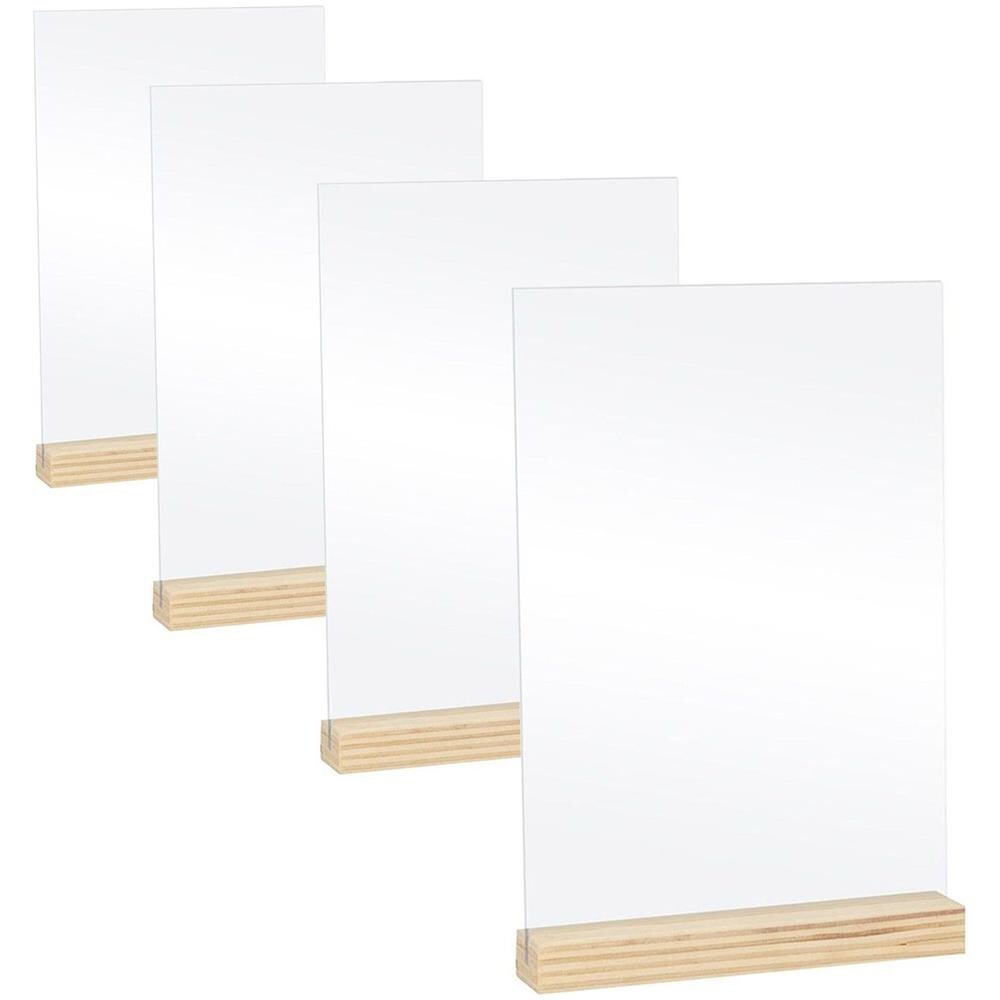 20 Lastre In Plexiglass Trasparente 10 X 15 Cm + Basi - Foto 1