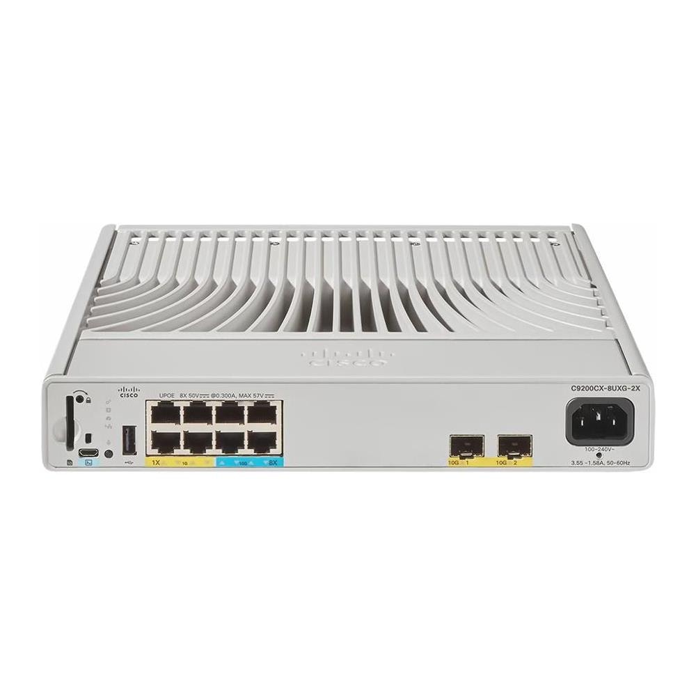 Catalyst C9200CX-8UXG-2X-E switch di rete Gestito L2/L3 Supporto Power over Ethernet (PoE) Grigio - Foto 1
