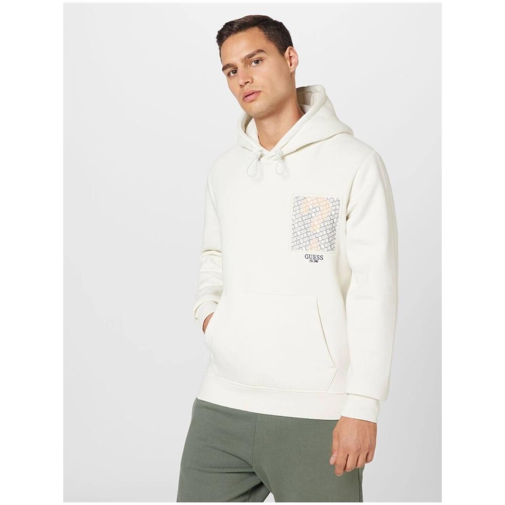 Felpa Guess Con Cappuccio Logo Uomo Tg Xl - Foto 2