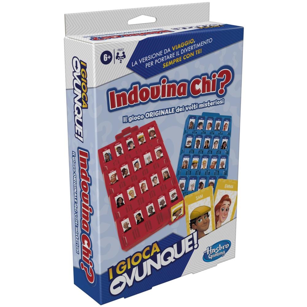 Indovina Chi? I Gioca Ovunque, il gioco originale dei volti misteriosi per bambini e bambine, gioco portatile per 2 giocatori, gioco da viaggio per bambini e bambine - Foto 2