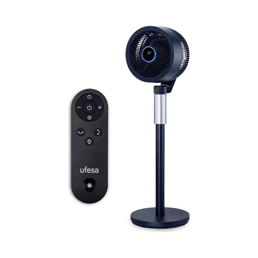 Ventilatore da terra Alborg 3D LED touch 3 Velocità Potenza 70W Colore Nero - Foto 2