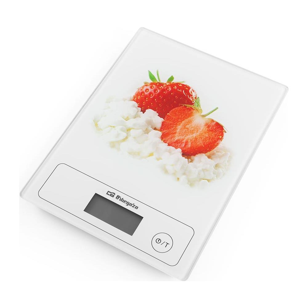 PC 1018 Verde, Rosso, Bianco Superficie piana Rettangolo Bilancia da cucina elettronica - Foto 1