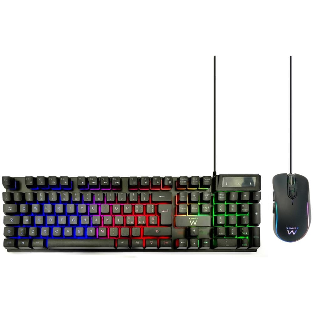 PL3200 tastiera Mouse incluso Gaming USB QWERTY Italiano Nero - Foto 1