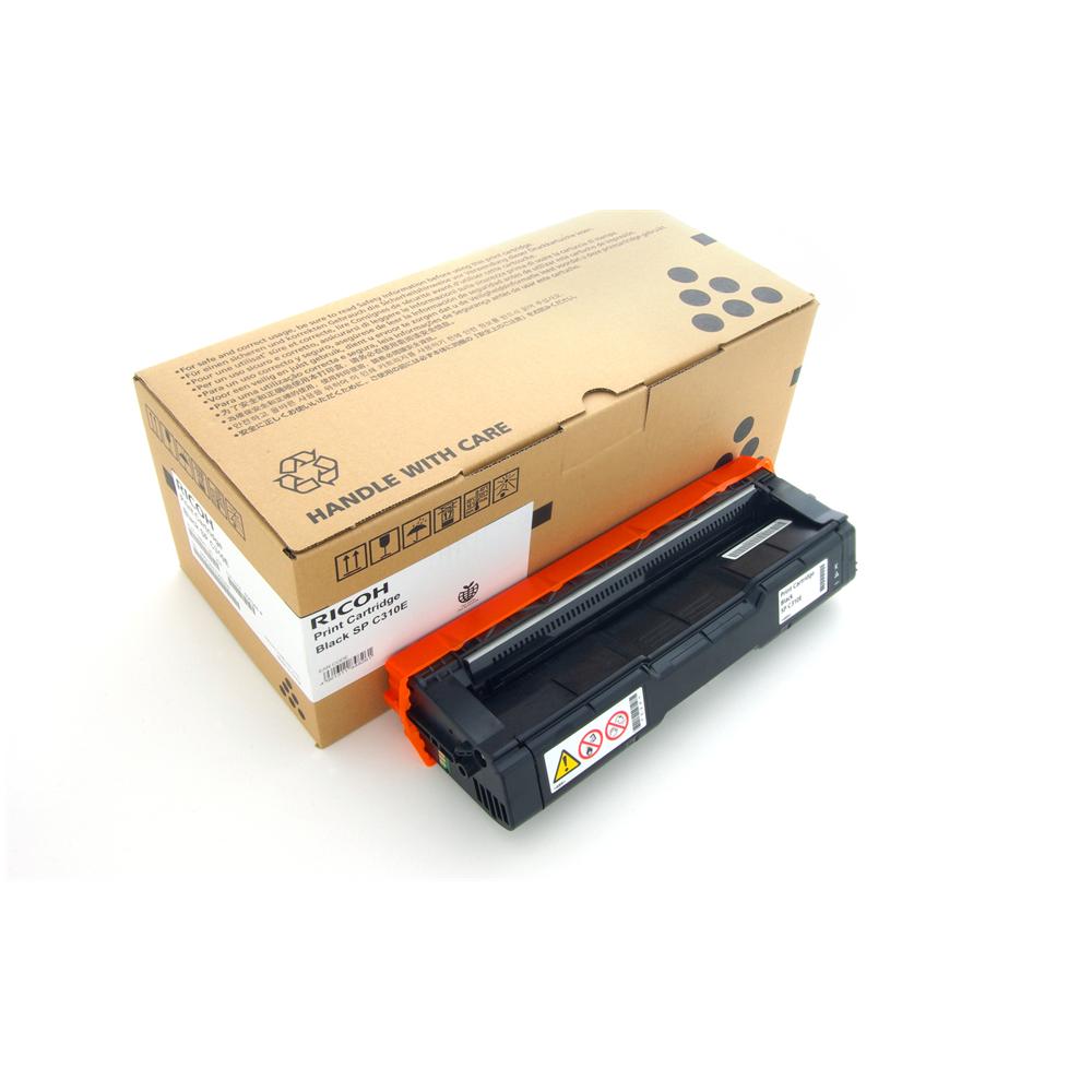 Black Print Cartridge SP C220, 2000 Pagine, Laser, SP C240DN, SP C242DN, SP C240SF, SP C242SF, Box - Foto 1