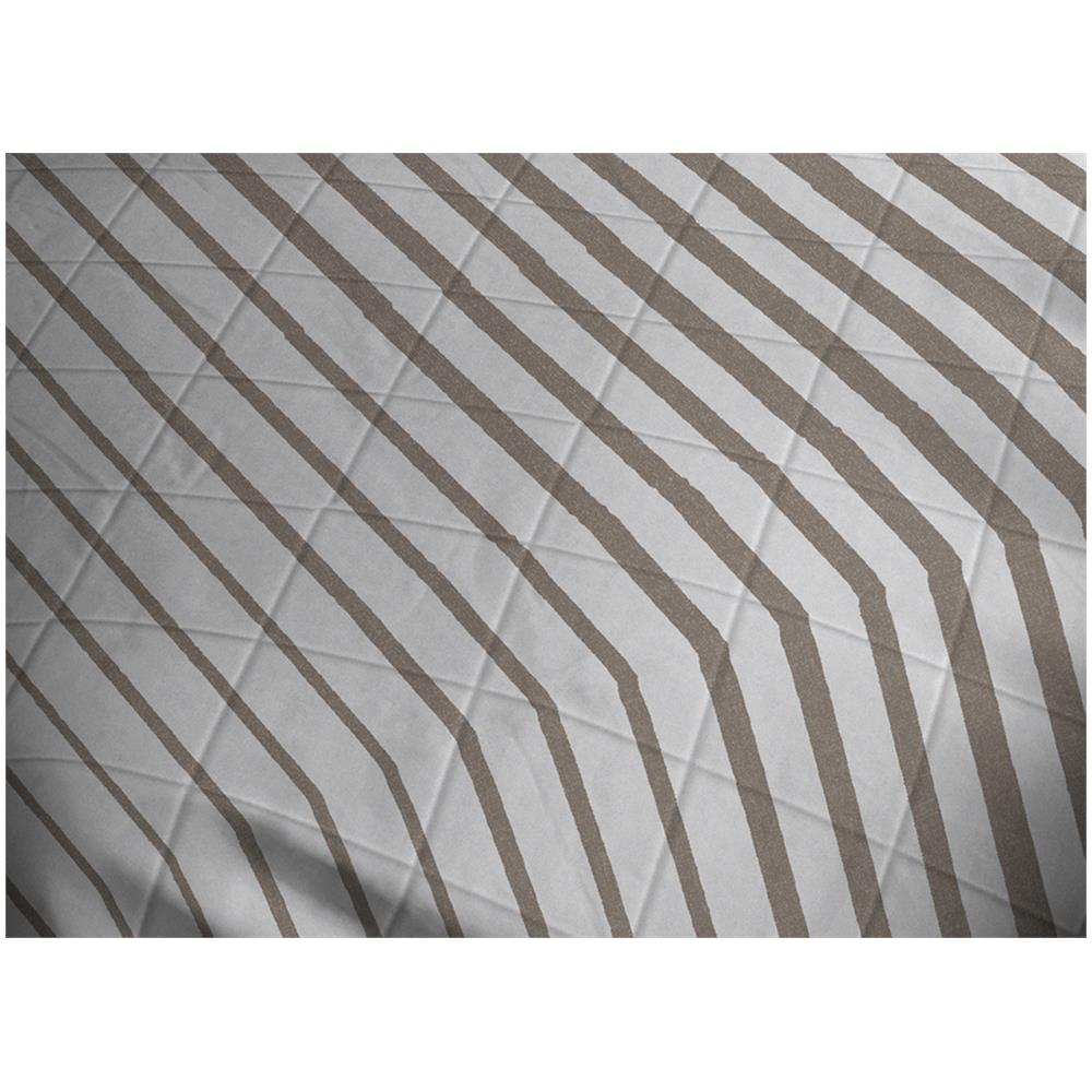 Trapuntino Piumino Estivo Primaverile 100g Disegno Rigato Matrimoniale Beige - Foto 5