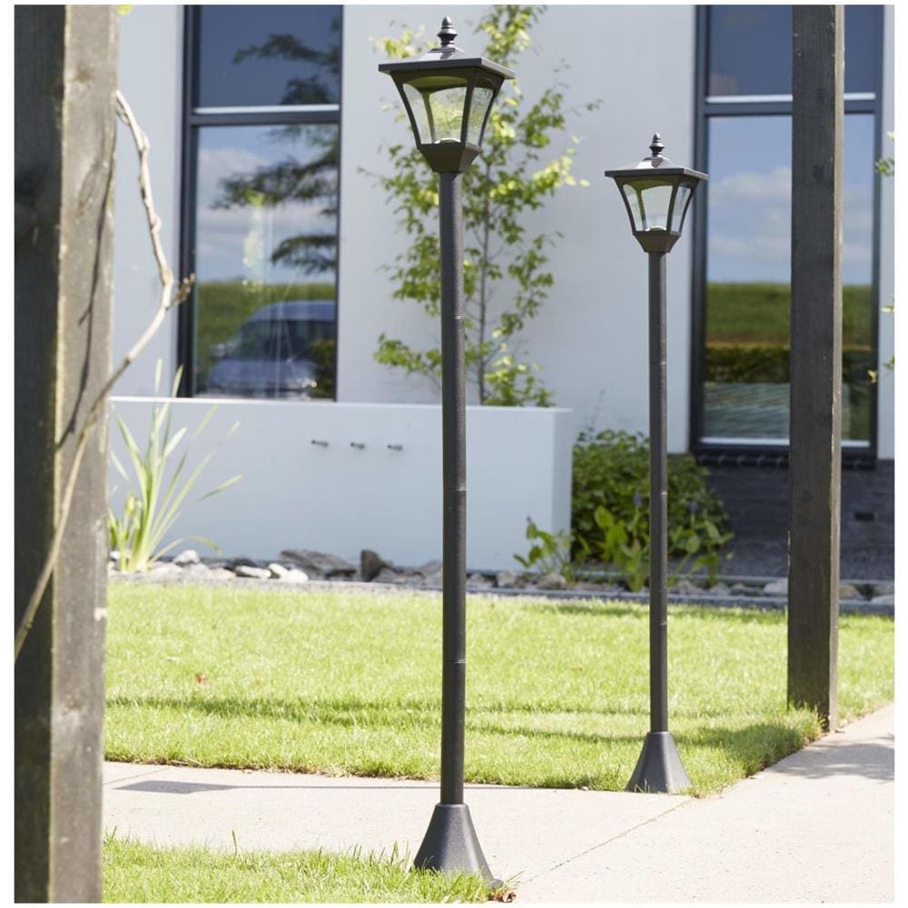 Lampione Solare A Led Da Giardino Casablanca Nero 31159 - Foto 2