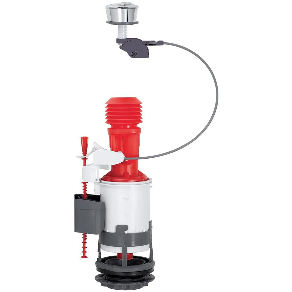 14010401 Doppia Valvola Di Scarico "Jollyflush" Con Bottone - Foto 5