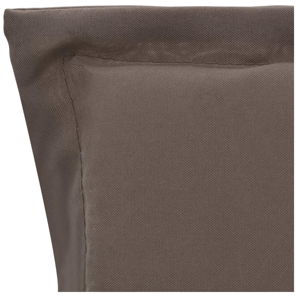 Cuscini per Sedie da Giardino 4 pz Grigio Talpa 120x50x4 cm - Foto 7