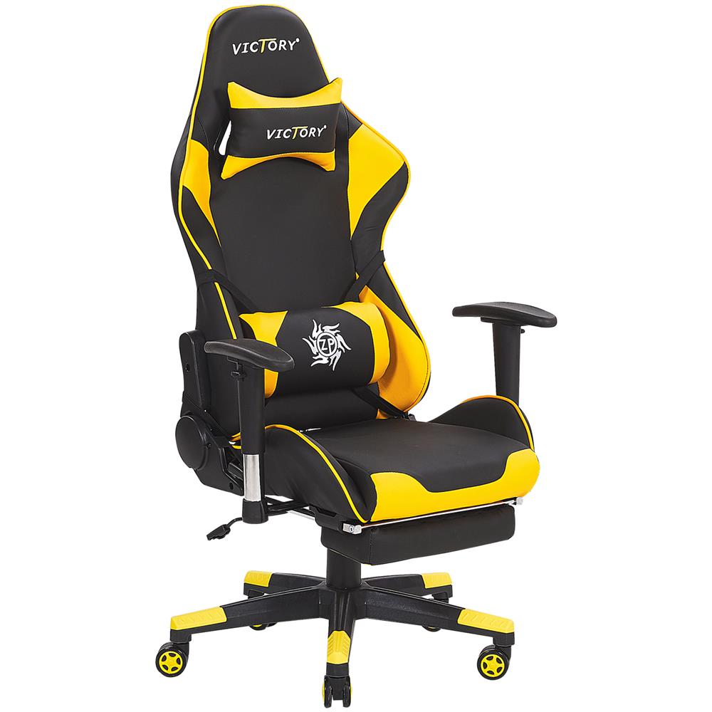 Sedia Da Gaming Nero / giallo Victory - Foto 1