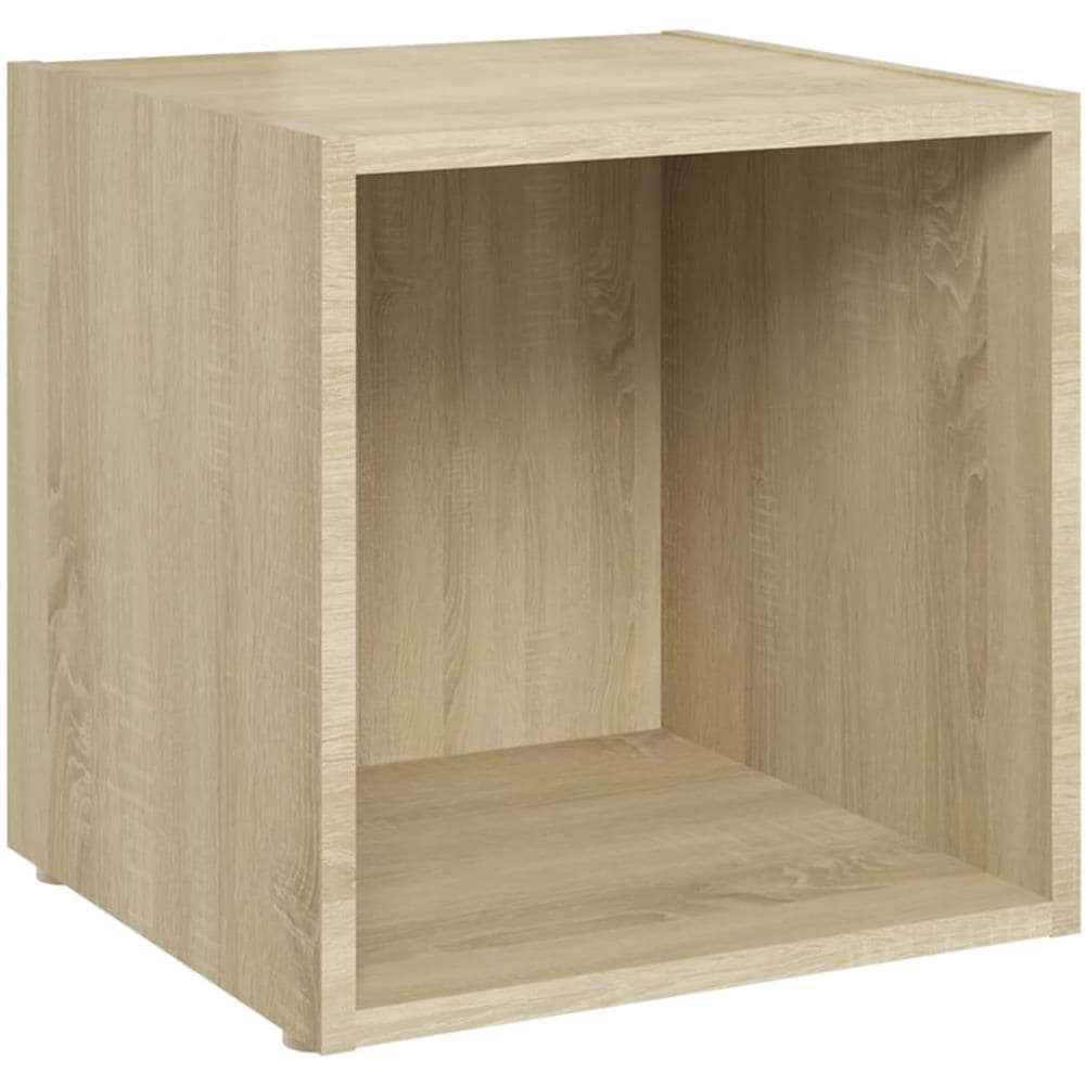 Mobile Porta TV Rovere Sonoma 37x35x37 cm in Legno Multistrato - Foto 1