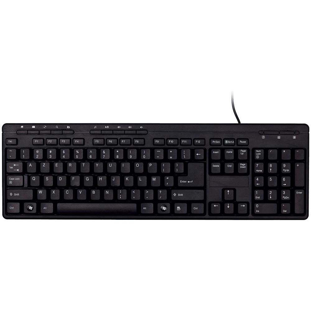 Tastiera USB BS-KB-MEDIAFIRST2/SP (Layout QWERTY) Colore Nero - Foto 1