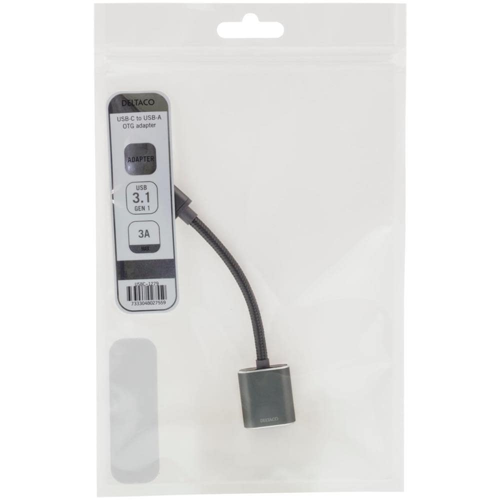 USBC-1279 cavo di interfaccia e adattatore USB-C 3.1 Gen 1 USB-A 3.1 Gen 1 Nero - Foto 2