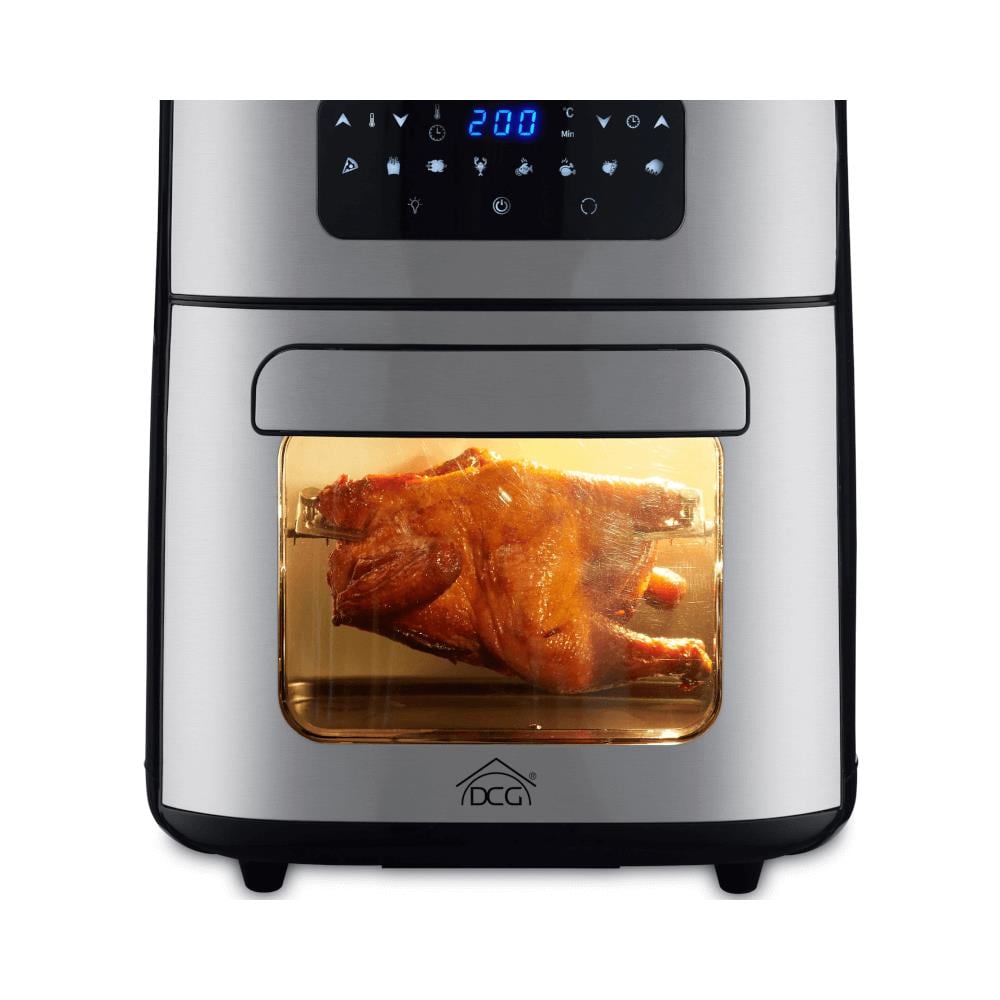 Forno Friggitrice Ad Aria Digitale 10 Litri Grigio - Foto 9