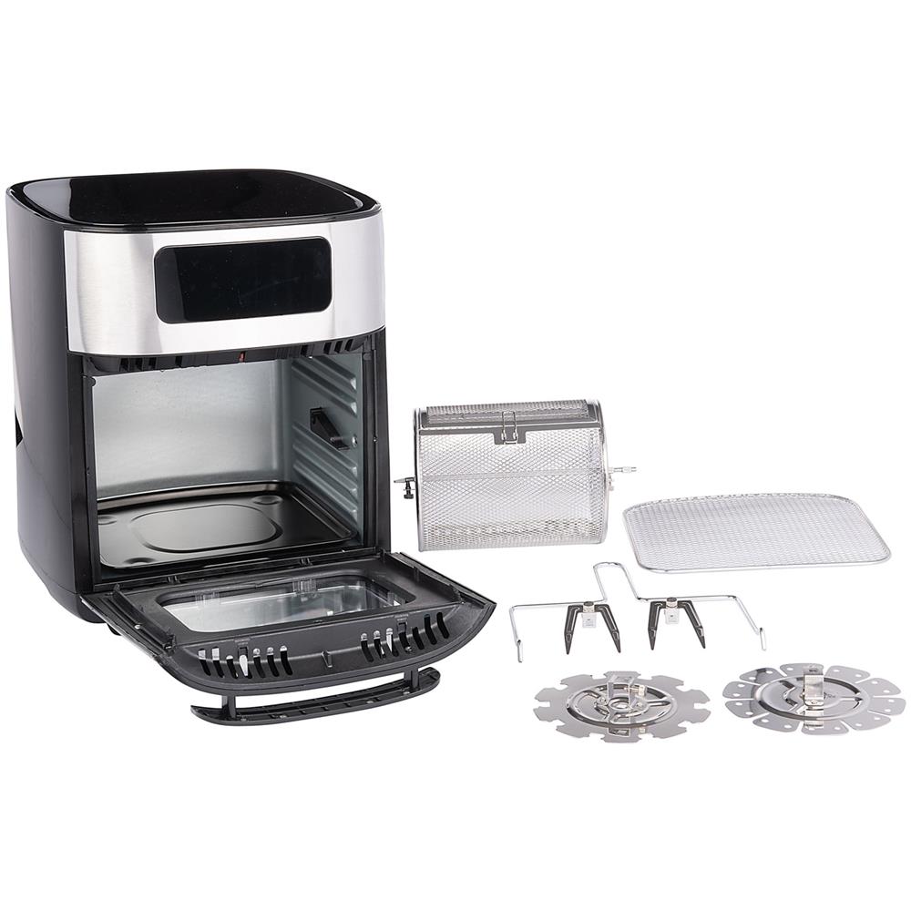 Forno Friggitrice Ad Aria Digitale 10 Litri Grigio - Foto 2