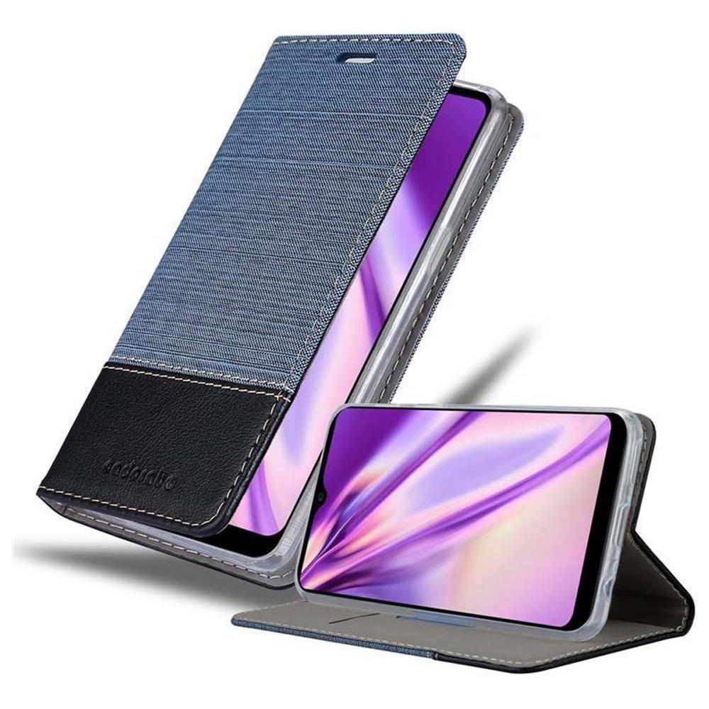 Cadorabo Custodia Compatibile Con Lg K50s In Blu Scuro Nero - Coperchio Protettiva Con Chiusura Magnetica, Funzione Stand E Tasca Per Le Carte - Foto 1