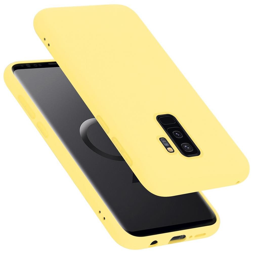 Cadorabo Custodia Compatibile Con Samsung Galaxy S9 Plus In Liquid Giallo - Coperchio Protettivo In Silicone Tpu Flessibile - Foto 1