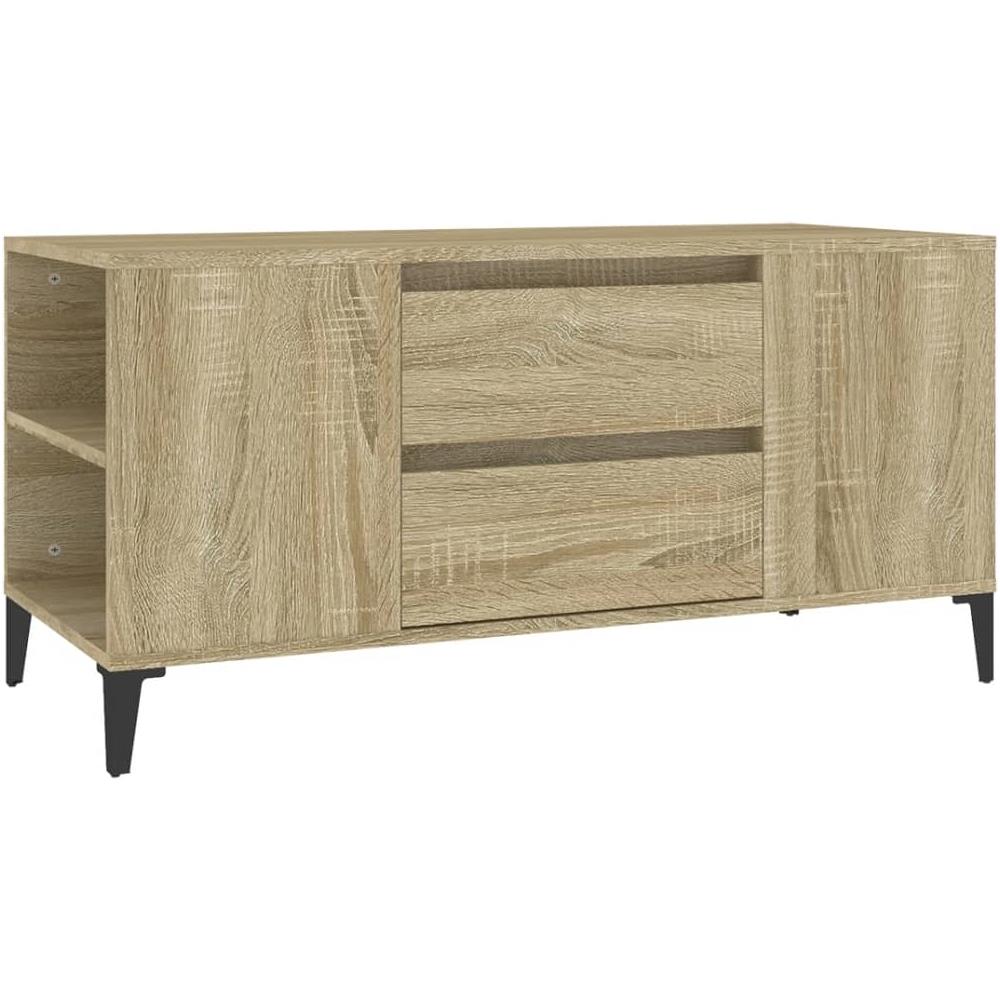 Mobile Porta Tv Rovere Sonoma 102x44,5x50 Cm Legno Multistrato - Foto 1