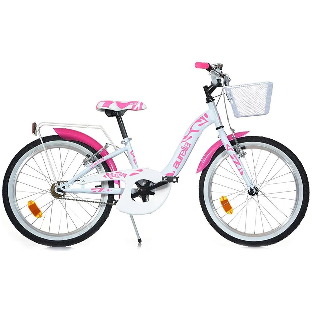 Bicicletta Bambina Smarty Misura 20'' - 20 Bianco Rosa - Foto 2