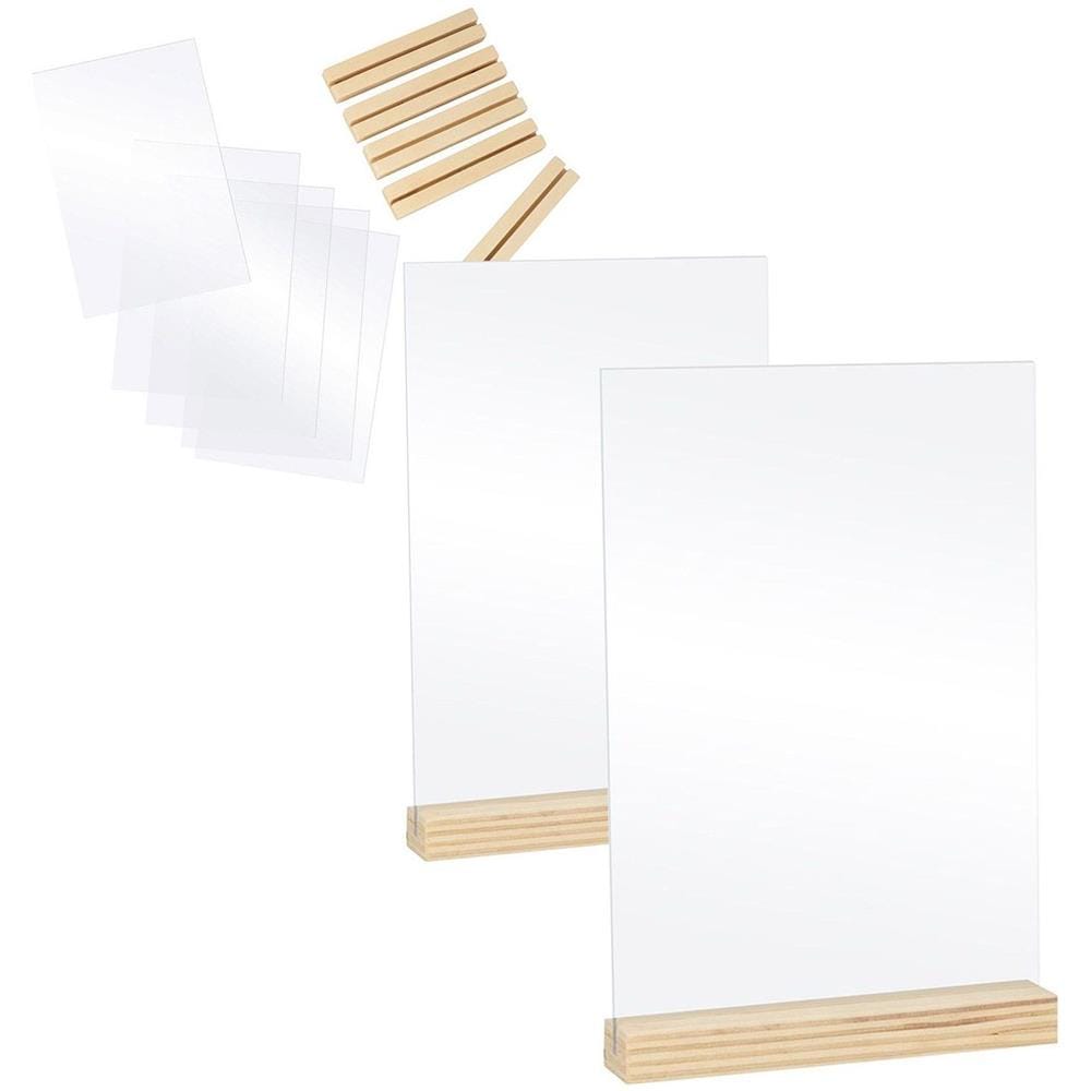 15 Lastre In Plexiglass Trasparente 10 X 15 Cm + Basi - Foto 1