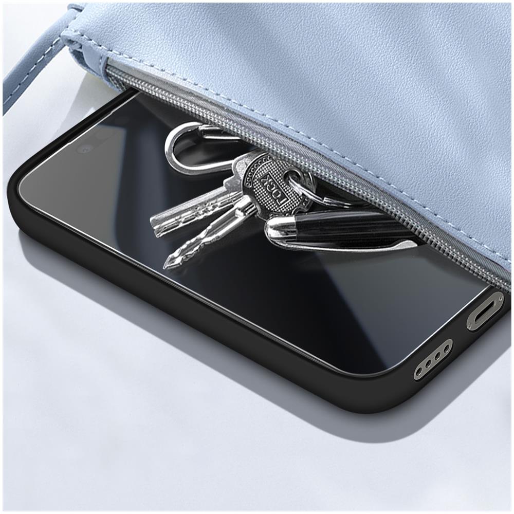Cover Magsafe Nera Per Iphone 15 Pro E Vetro Temperato 9h Trasparente Case Mate - Foto 2