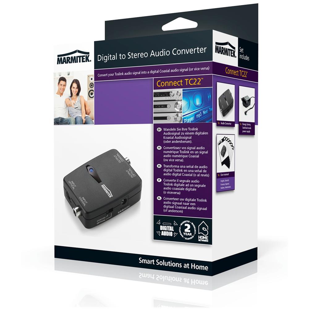 Connect TC22 Convertitore audio Toslink - audio coassiale  - Foto 4