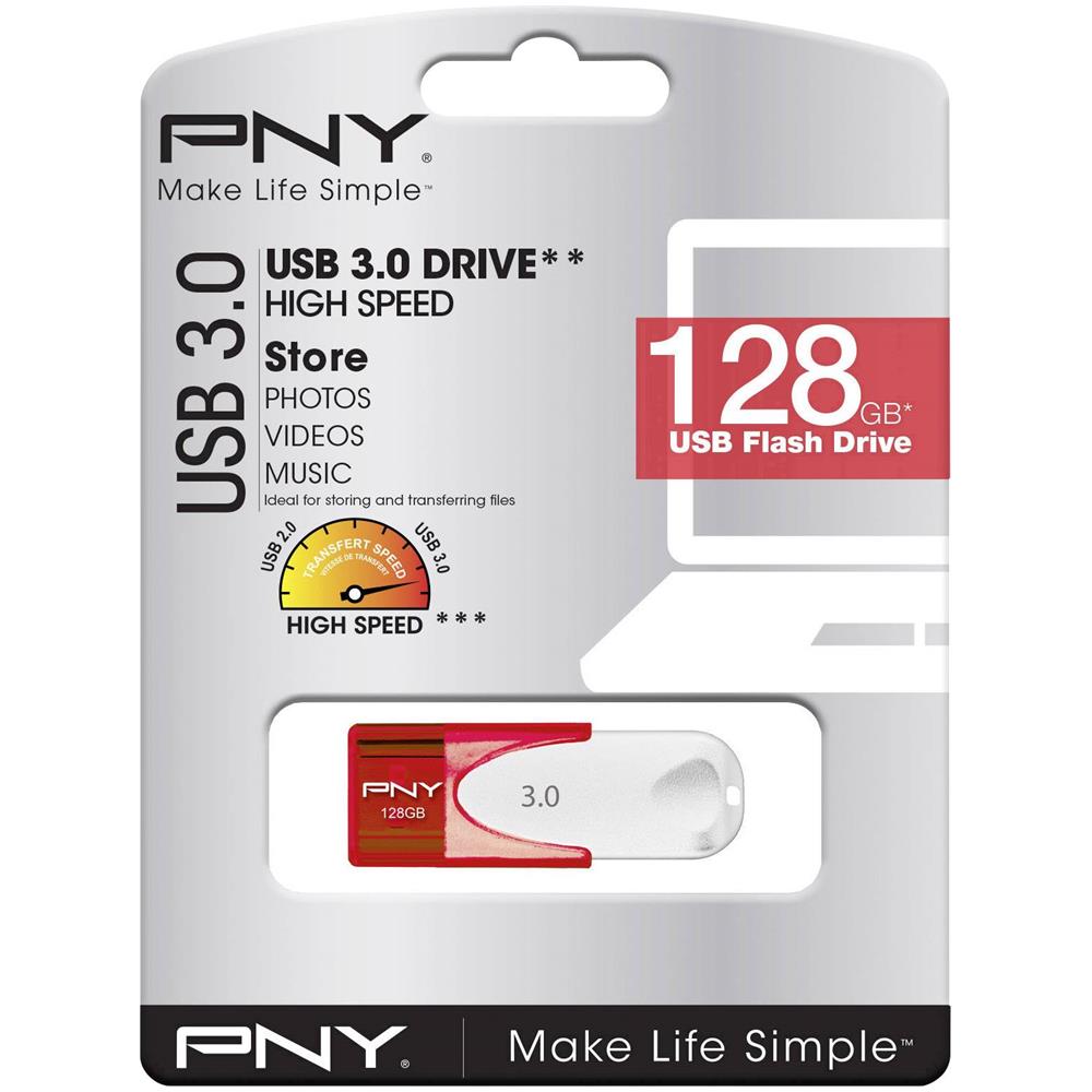 Chiavetta USB Attaché 4 128 GB Interfaccia USB 3.0 Colore Rosso / Bianco - Foto 3