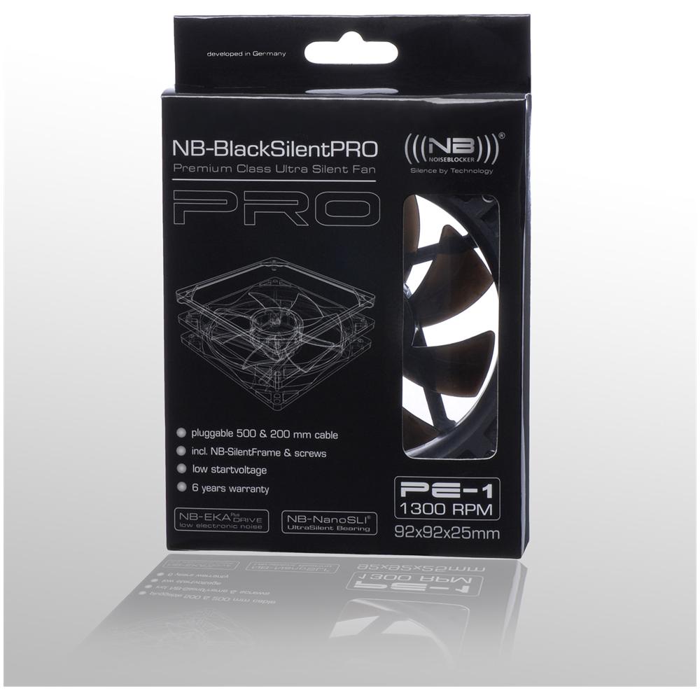 PE-1, Ventilatore, Computer case, 9,2 cm, Nero, ISO 9001 CE TuV, 13,2V - Foto 1