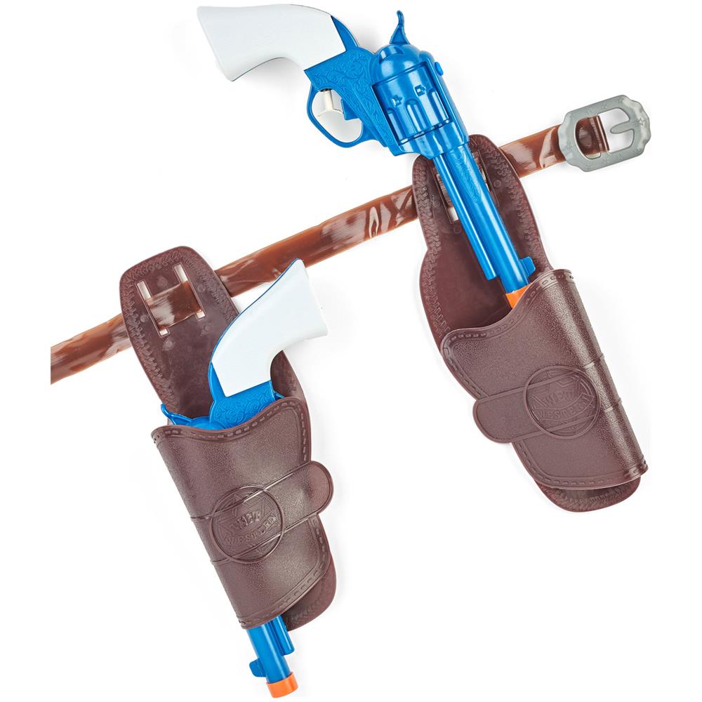 2 Pistole Cowboy Con Cintura Taglia Unica - Foto 1