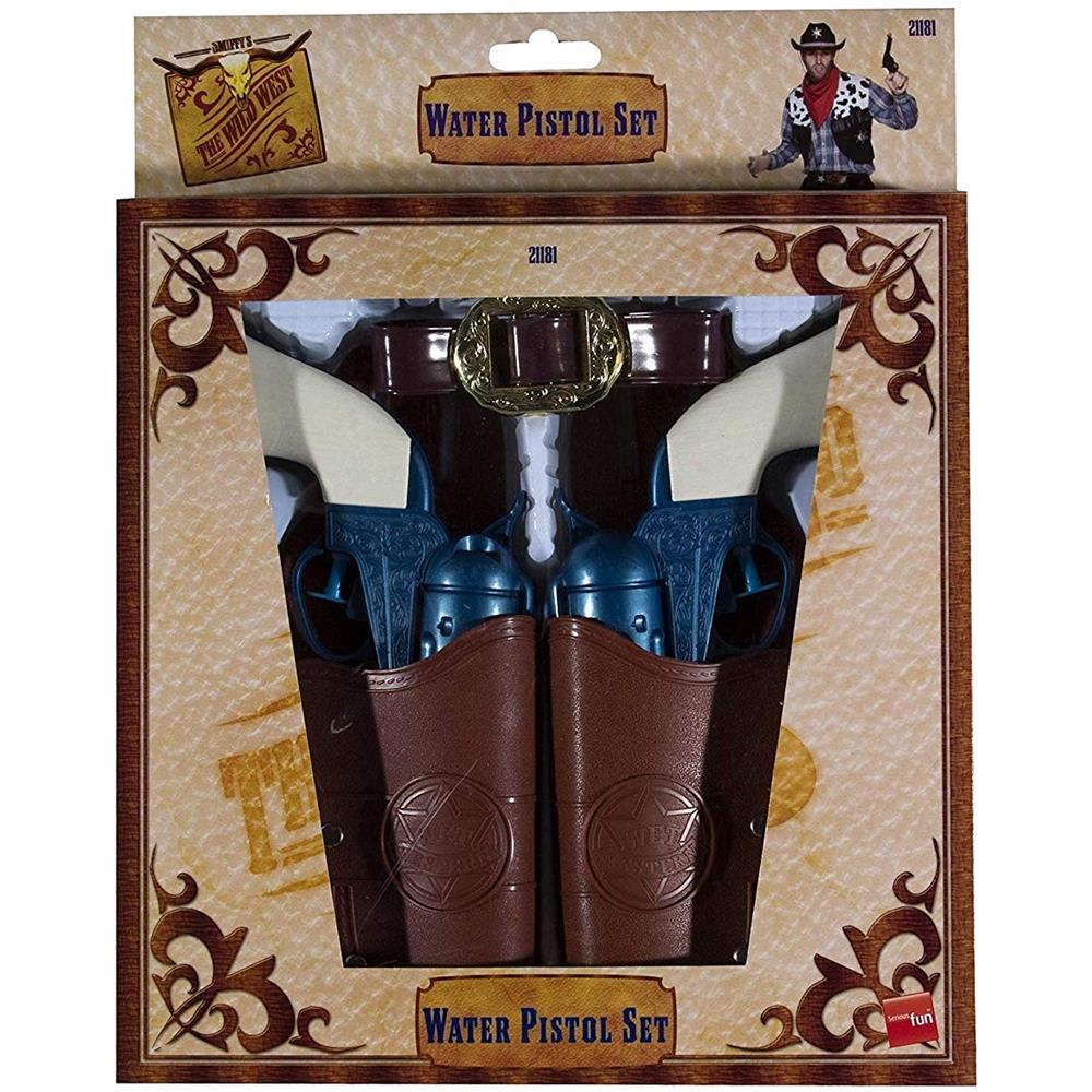 2 Pistole Cowboy Con Cintura Taglia Unica - Foto 2