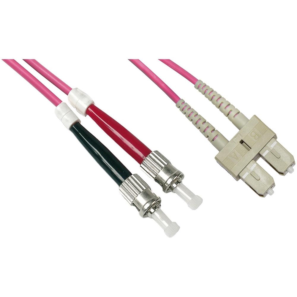 Cavo Fibra Ottica Sc A St Multimode Duplex Om4 50/125 Mt. 5 - Foto 1