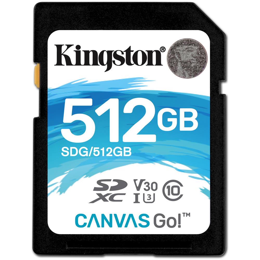 Scheda di Memoria SDXC Canvas Go 512 GB UHS-I di Classe 10 Velocità 90 MB / s - Foto 1
