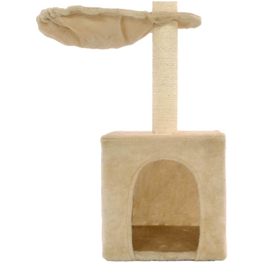 Albero Per Gatti Con Tiragraffi In Sisal 105 Cm Beige - Foto 5