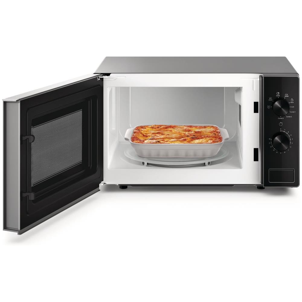 MWP103SB Forno Microonde con Grill Capacità 20 Litri Potenza 700 Watt Colore Nero, Argento - Foto 2