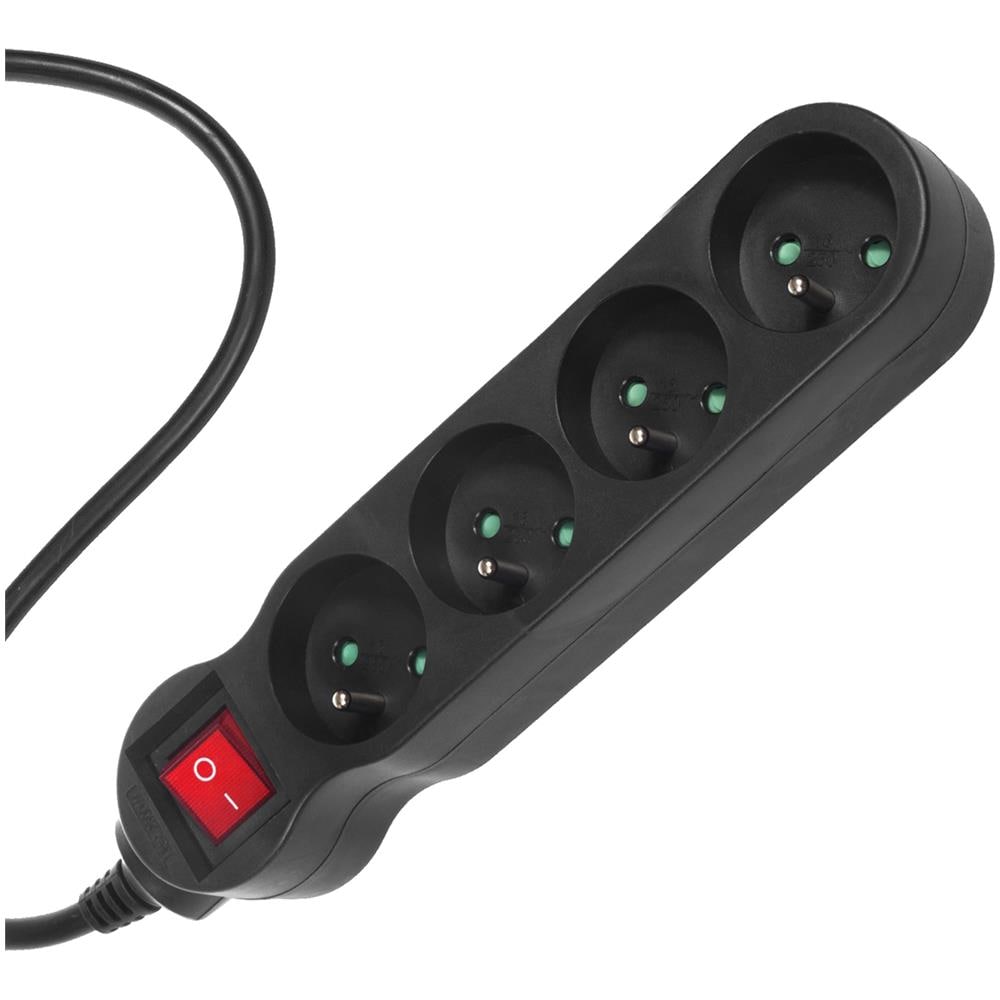 Cavo Di Prolunga A 4 Pin Con Energy Mce180 2300w Nero 1,4 M - Foto 2