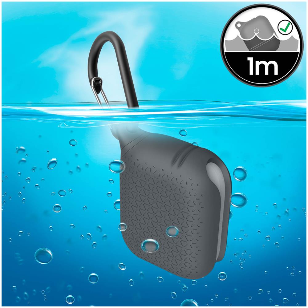 Cover Apple Airpods Pro Waterproof 1m Antishock Edition Premium Nero - Foto 2