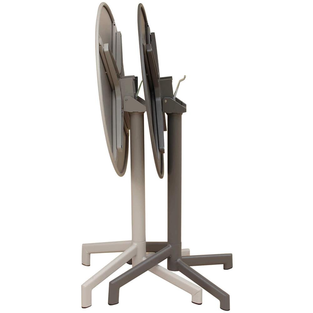 Opera - Set Tavolo In Metallo Cm Ø 60 X 74 H Con 2 Poltrone Maris - Foto 2