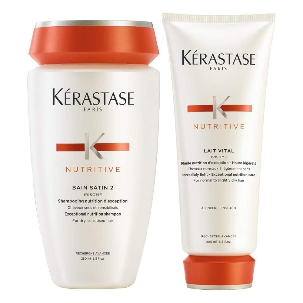 Nutritive Kit Bain Satin 2 E Lait Vital - Foto 1