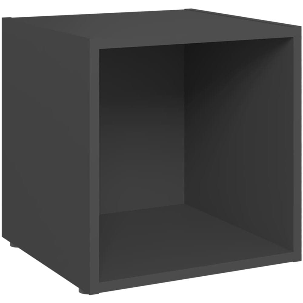 Mobili Porta TV 2 pz Grigi 37x35x37 cm in Legno Multistrato - Foto 8