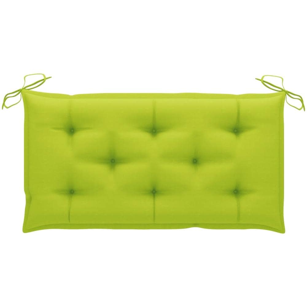 Cuscino Panca Verde Intenso 100x (50+50) x7cm in Tessuto Oxford - Foto 2