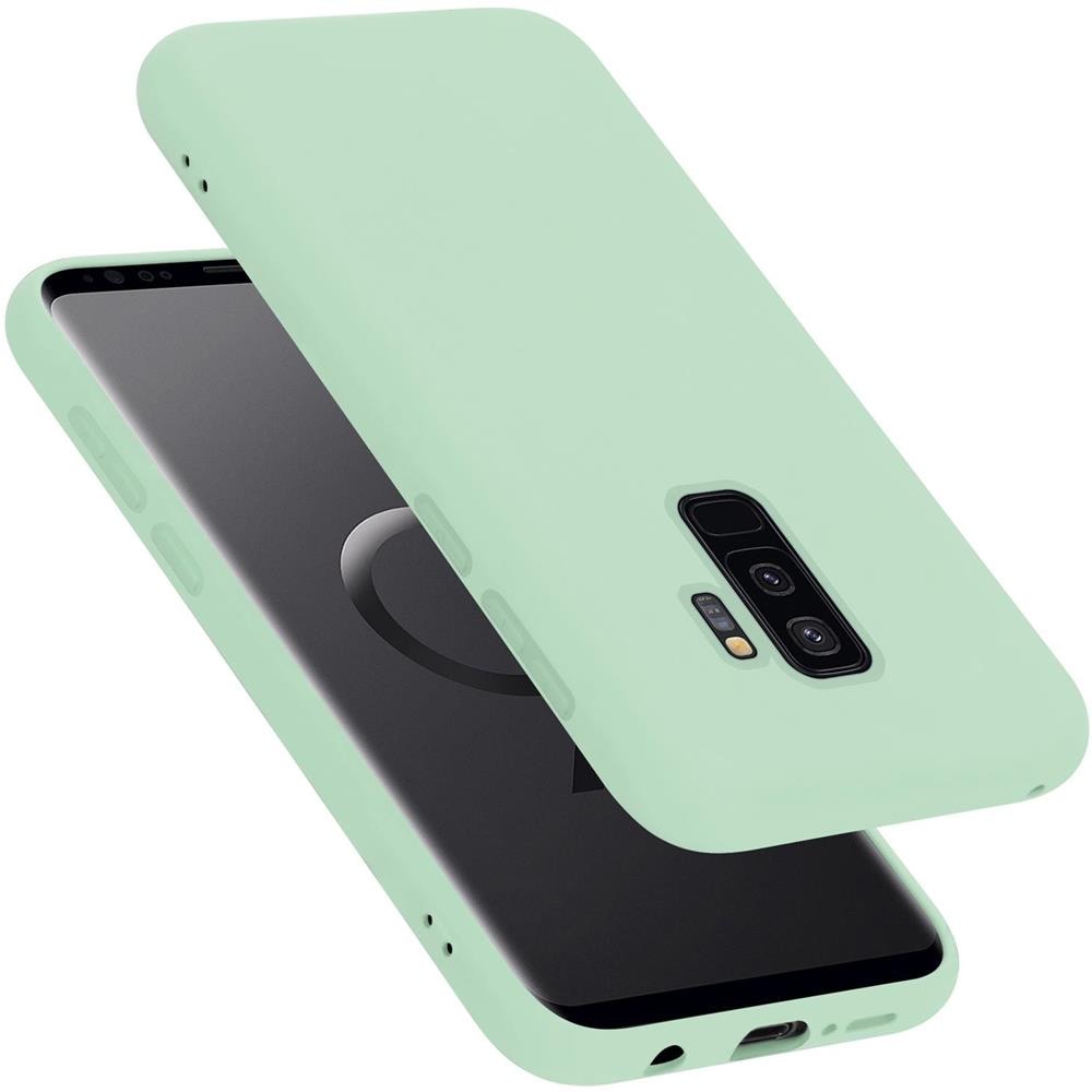 Custodia Compatibile Con Samsung Galaxy S9 Plus In Liquid Verde Chiaro - Coperchio Protettivo In Silicone Tpu Flessibile - Foto 1