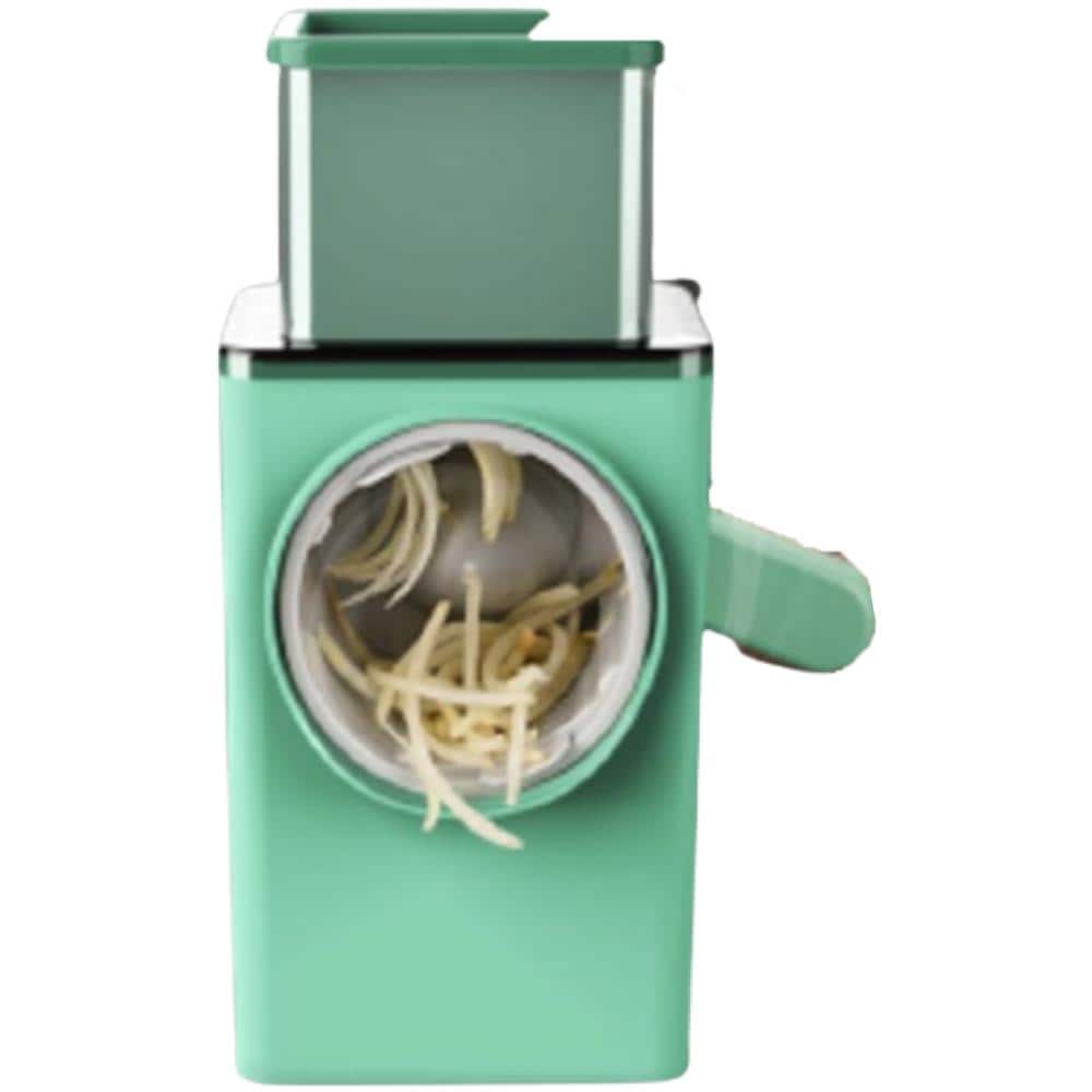 Kitchenpro Tagliaverdure - Venteo - Tagliaverdure - Manovella Manuale - Base Antiscivolo - Tagliare/affettare/ridurre - Verdure/frutta/arance - 6 Lame Incluse - Foto 1