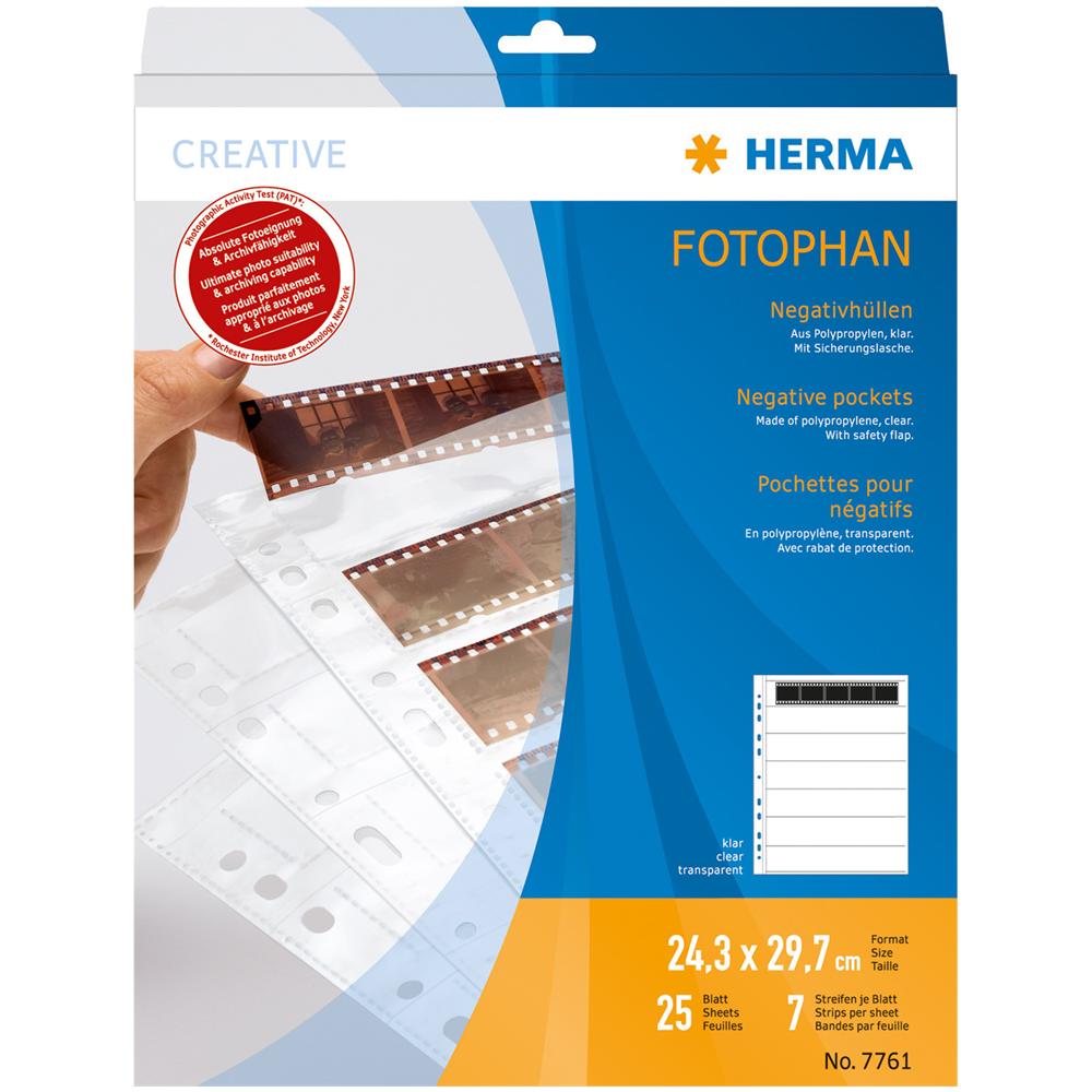 Negative pockets da 5pz. PP chiaro 25 fogli 7761 - Foto 2