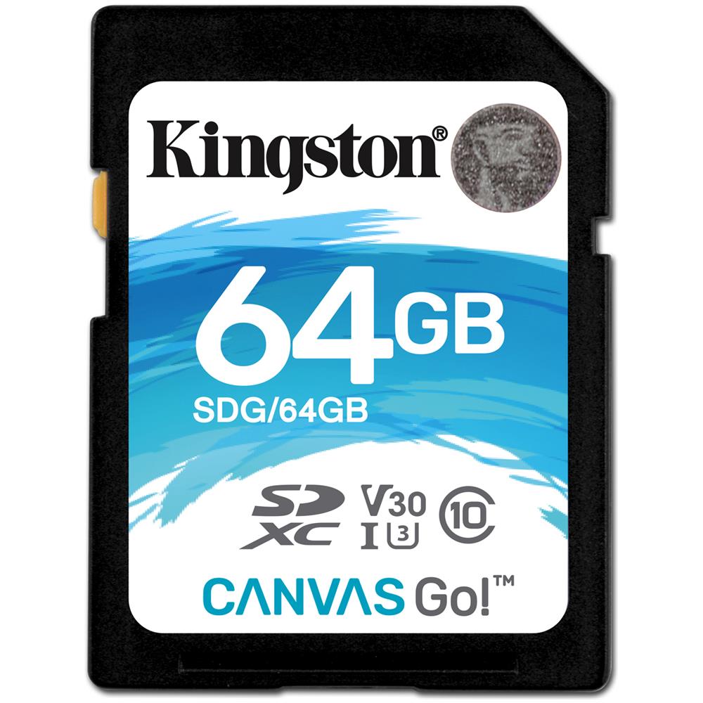 Scheda di Memoria SDXC Canvas Go 64 GB UHS-I di Classe 10 Velocità 90 MB / s - Foto 1
