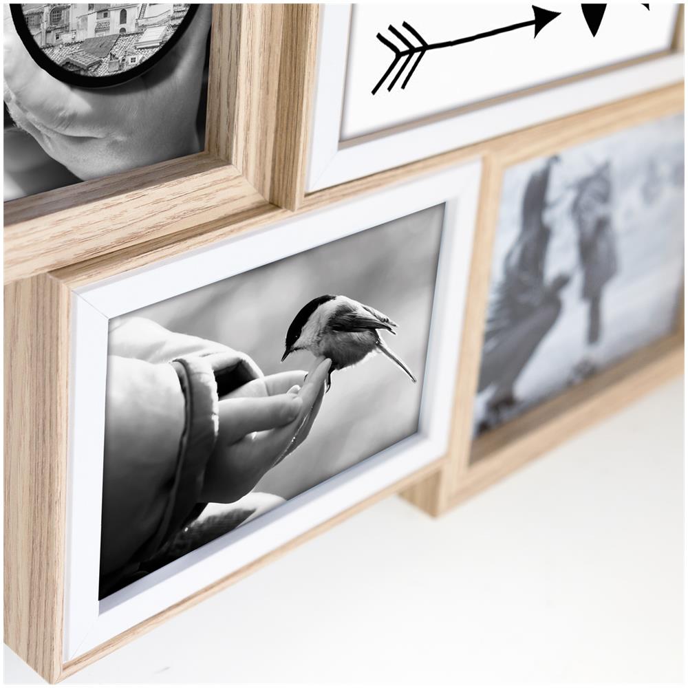 "ZEP ""Watson Cornice portafoto, Legno, Marrone, 47.5 x 3.7 x 48 cm" - Foto 2