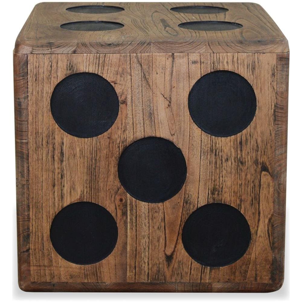 Scatola In Legno Mindi 40x40x40 Cm Design A Forma Di Dado - Foto 2