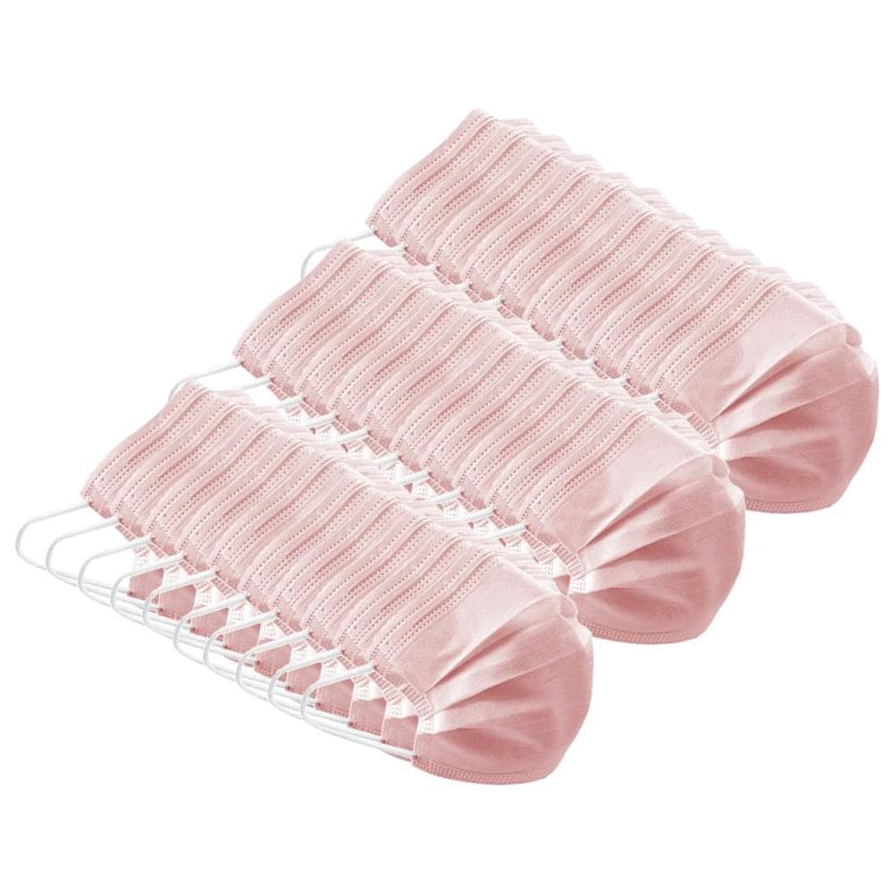 20 Pezzi Maschera Mascherina Rosa Maschera Monouso Rosa Taglia Unica Rosa - Foto 2