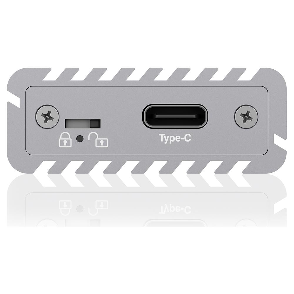 Ib-1817ma-c31 Contenitore Di Unità Di Archiviazione M. 2 Alloggiamento Ssd Argento - Foto 6