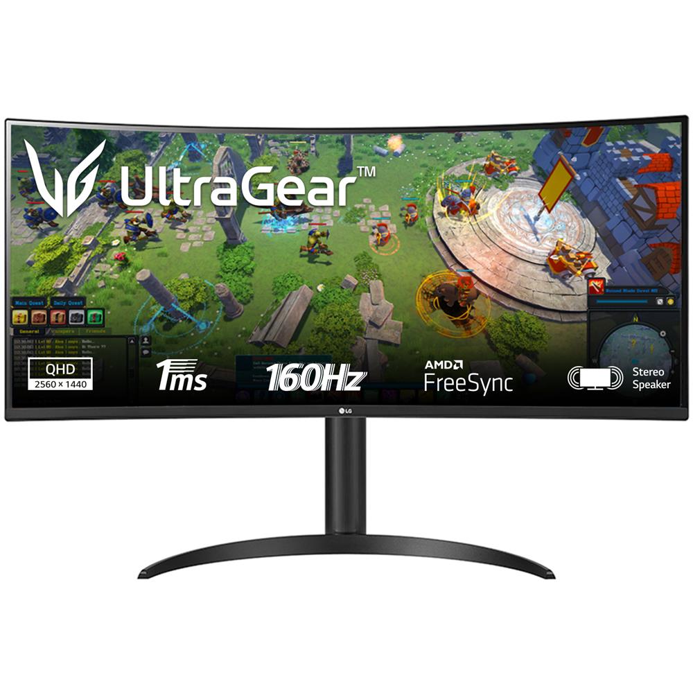 Monitor 34" LED VA Curvo Gaming 34WP65C 3440x1440 UltraWide QHD Tempo di Risposta 5 ms Frequenza di Aggiornamento 160 (Hz)  - Foto 2