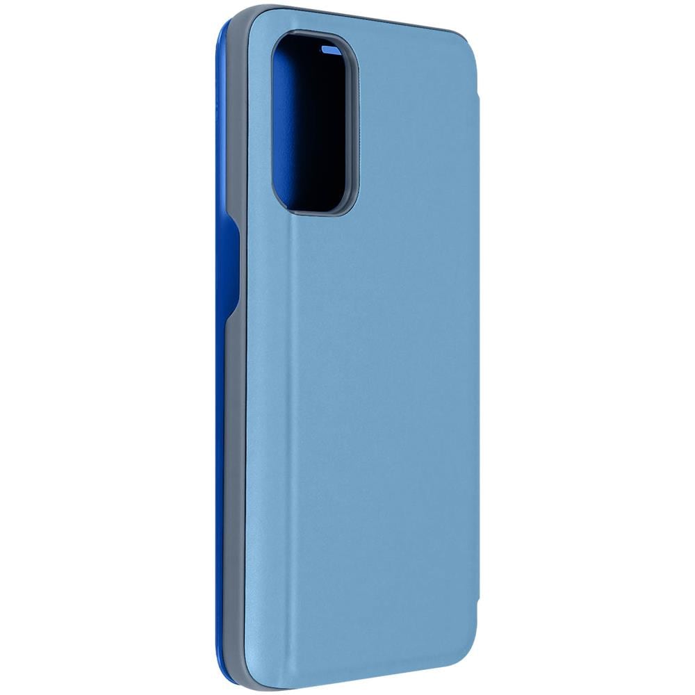 Custodia A Flip Oppo Find X3 Lite, Funzione Specchio E Supporto Blu - Foto 2