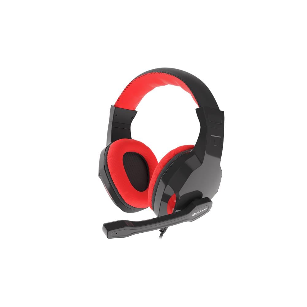 Cuffie Da Gioco Argon 110, On-ear, Con Cavo, Microfono, Nero / rosso - Foto 1